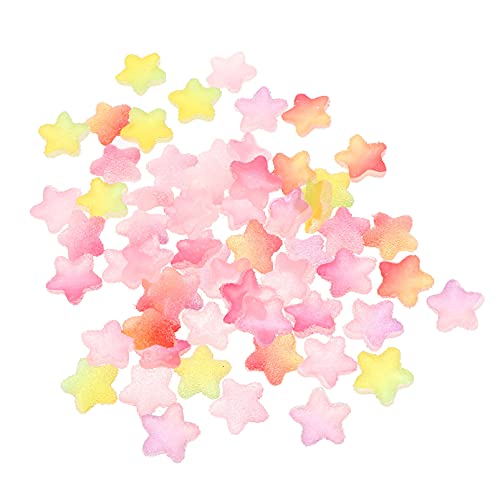 Gatuida 60 Stück Sternenanhänger Harz DIY Handyhüllen Dekoration Bastelzubehör für Kreative Projekte Geeignet für Scrapbooking und von Gatuida