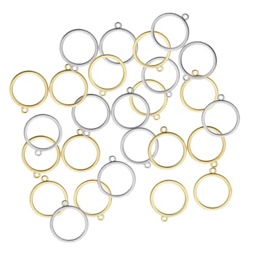 Gatuida 60 Stück Teiliges Anhänger Lünette Runde Offene Rückseite DIY Schmuckherstellung Charms Bastelmaterial für Halsketten und Schlüsselanhänger Gatuida 60 Stück Teiliges Anhänger Lünette Runde Offene Rückseite DIY Schmuckherstellung Charms Bastelmaterial für Halsketten und Schlüsselanhänger von Gatuida