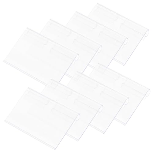 Gatuida 60 Stück Teiliges Transparentes Preisschildhalter aus Robustem Kunststoff Widerstandsfähiger Etikettenhalter für Supermarkt Geschäftspreise Kompakter Displayständer für Einfache Gatuida 60 Stück Teiliges Transparentes Preisschildhalter aus Robustem Kunststoff Widerstandsfähiger Etikettenhalter für Supermarkt Geschäftspreise Kompakter Displayständer für Einfache von Gatuida