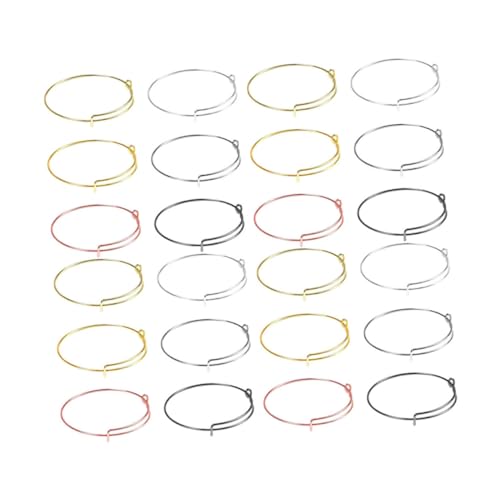 Gatuida 60 Stück Verstellbare Drahtarmbänder Farben Erweiterbare Armreif Rohlinge für Schmuckherstellung DIY Metall Armband zum Basteln Individueller Schmuckstücke Gatuida 60 Stück Verstellbare Drahtarmbänder Farben Erweiterbare Armreif Rohlinge für Schmuckherstellung DIY Metall Armband zum Basteln Individueller Schmuckstücke von Gatuida