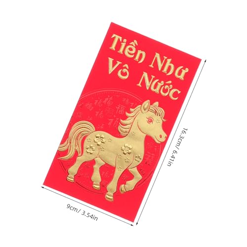 Gatuida 60 Stück Vietnamesische Rote Umschläge Pferdejahr Design Chinesische Neujahrs Hongbao Umschläge Lebendige Farben und Tragbar für Frühlingsfest Hochzeit Geburtstag Feier Gatuida 60 Stück Vietnamesische Rote Umschläge Pferdejahr Design Chinesische Neujahrs Hongbao Umschläge Lebendige Farben und Tragbar für Frühlingsfest Hochzeit Geburtstag Feier von Gatuida