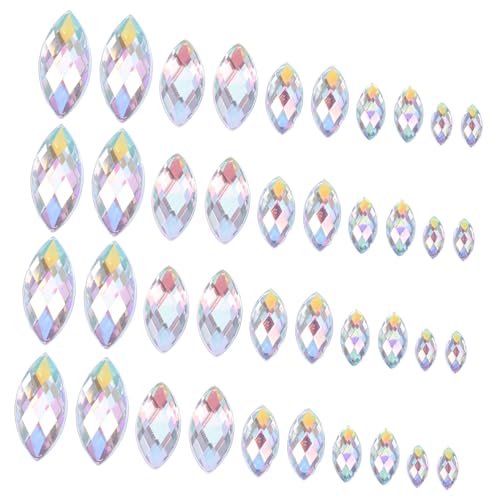 Gatuida 600 Stück Acryl Strasssteine Pferdeaugenform in Weiß Ab Mischgröße Glitzernde Flache Bastelsteine für Nagelkunst Schmuckherstellung DIY Handwerk und Handyhüllen Dekoration Gatuida 600 Stück Acryl Strasssteine Pferdeaugenform in Weiß Ab Mischgröße Glitzernde Flache Bastelsteine für Nagelkunst Schmuckherstellung DIY Handwerk und Handyhüllen Dekoration von Gatuida