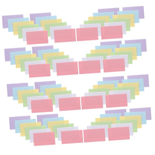 Gatuida 600 Stück Bunte Notizkarten aus Stabilem Karton für Effektives Lernen Planung und Kreative Projekte für Schüler Lehrer und Profis Gatuida 600 Stück Bunte Notizkarten aus Stabilem Karton für Effektives Lernen Planung und Kreative Projekte für Schüler Lehrer und Profis von Gatuida