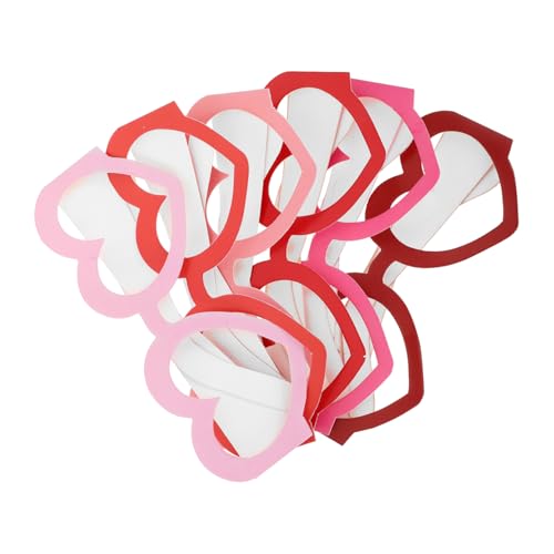 Gatuida 6Stücke Herz Sonnenbrillen für Valentinstag Papierbrille für Frauen und Mädchen Partyverkleidung Einfache Robust und Benutzerfreundlich Gatuida 6Stücke Herz Sonnenbrillen für Valentinstag Papierbrille für Frauen und Mädchen Partyverkleidung Einfache Robust und Benutzerfreundlich von Gatuida