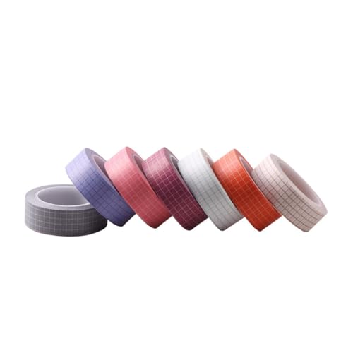 Gatuida 7 Rollen Teiliges Washi Tape Buntes Handreißbares Dekoratives Klebeband für Scrapbooking DIY Geschenkverpackung Planer Tagebuch Verzierung Langlebig und Vielseitig Einsetzbar Gatuida 7 Rollen Teiliges Washi Tape Buntes Handreißbares Dekoratives Klebeband für Scrapbooking DIY Geschenkverpackung Planer Tagebuch Verzierung Langlebig und Vielseitig Einsetzbar von Gatuida