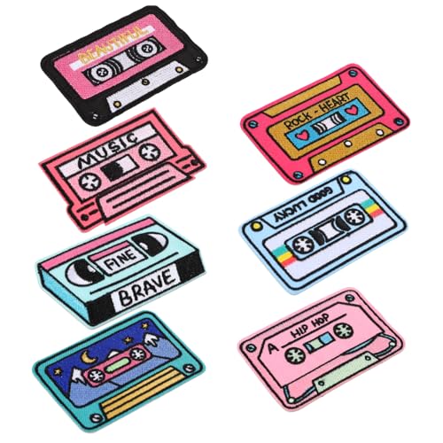 Gatuida 7 Stück Kompakte Teiliges für Kleidungs Patches Multifunktionale Aufnäher zum Aufbügeln für Jacken Hüte und Textilien Langlebig und Hautfreundlich von Gatuida