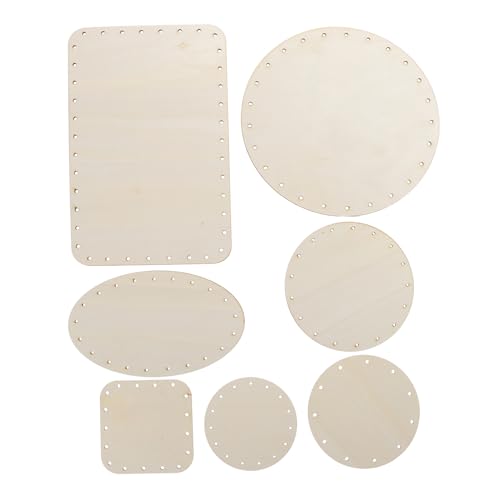 Gatuida 7 Stück Teiliges Holzscheiben mit Multi Naturbelassene Runde Holzplatten zum Basteln DIY Holzchips Vielseitige Holzdekoration für Kreative Handwerksprojekte Langlebig und Glatt Gatuida 7 Stück Teiliges Holzscheiben mit Multi Naturbelassene Runde Holzplatten zum Basteln DIY Holzchips Vielseitige Holzdekoration für Kreative Handwerksprojekte Langlebig und Glatt von Gatuida