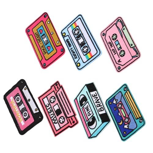 Gatuida 7 Stück Teiliges Kleidung Reparatur Patches Cartoon Aufnäher für Hüte und Kleidung Dekorative Flicken zum Aufbügeln für Heim und Schneiderarbeiten von Gatuida