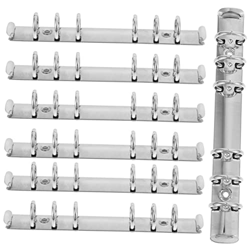 Gatuida 7 Stück Teiliges Ringbuch Mechanismus Ring Binder aus Metall Stabile und Erweiterbare Lose Klammern für DIY Notizbuch Planer Organizer Geeignet für Schule Büro Zuhause Gatuida 7 Stück Teiliges Ringbuch Mechanismus Ring Binder aus Metall Stabile und Erweiterbare Lose Klammern für DIY Notizbuch Planer Organizer Geeignet für Schule Büro Zuhause von Gatuida