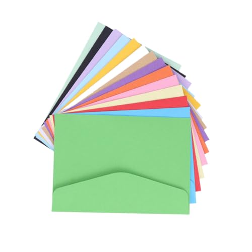 Gatuida 70 Stück Teiliges Mini Umschläge aus Hochwertigem Papier Blanko Briefkuverts ohne Fenster Praktische Aufbewahrung für Postkarten Kartenrohlinge und Briefe Umweltfreundlich und von Gatuida