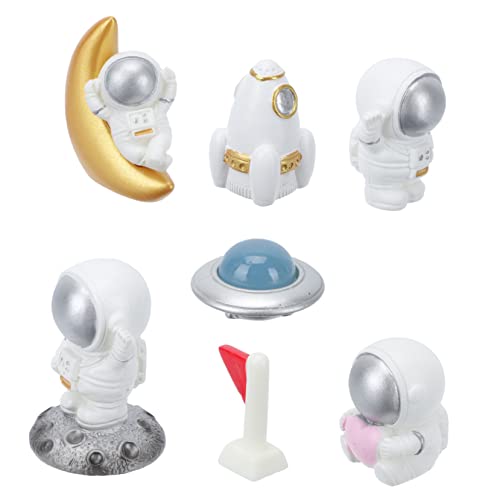 Gatuida 7Stücke Teiliges Astronauten Figuren Resin Raumfahrer Wohnaccessoire Für Kreative Raumdekoration Für Kindergeburtstag Und Themen Stilvolle Gatuida 7Stücke Teiliges Astronauten Figuren Resin Raumfahrer Wohnaccessoire Für Kreative Raumdekoration Für Kindergeburtstag Und Themen Stilvolle von Gatuida