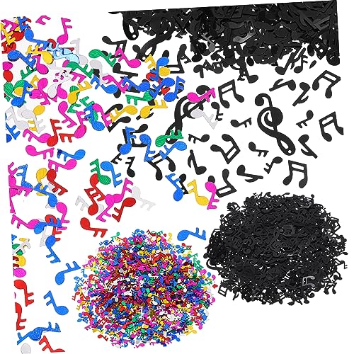 Gatuida 8 Packungen Musikparty-konfetti Partydekorationen Tisch Dekorative Requisiten Für Partys Musik Konfetti Hochzeit Thematisiert Musiknote Bunt Musical Streuen Groß Notizen Papier von Gatuida
