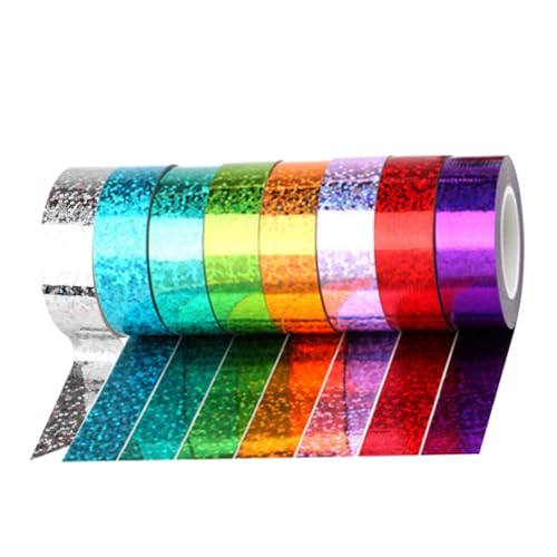 Gatuida 8 Rollen Bunte Glänzende Cloth Tape Klebebänder mit Hoher Haftkraft Vielseitig für DIY Geschenkverpackung Scrapbooking Bastelarbeiten und Dekoration Geeignet Gatuida 8 Rollen Bunte Glänzende Cloth Tape Klebebänder mit Hoher Haftkraft Vielseitig für DIY Geschenkverpackung Scrapbooking Bastelarbeiten und Dekoration Geeignet von Gatuida