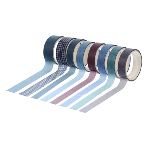 Gatuida 8 Rollen Teiliges Washi Tape Selbstklebendes Einfaches Muster Purpurblau Dekoratives Klebeband für Scrapbooking Journal DIY Bastelprojekte Leicht Abreißbar Rückstandsfrei Gatuida 8 Rollen Teiliges Washi Tape Selbstklebendes Einfaches Muster Purpurblau Dekoratives Klebeband für Scrapbooking Journal DIY Bastelprojekte Leicht Abreißbar Rückstandsfrei von Gatuida