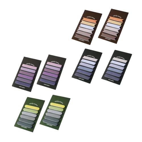 Gatuida 8 Sätze Teiliges Bunte Haftnotizen mit Farbverlauf Selbstklebende Memo Pads in Kaffee Blau Grün und Lilatönen Kleine Haftstreifen für Schule Büro und Notizen Praktische Handliche Gatuida 8 Sätze Teiliges Bunte Haftnotizen mit Farbverlauf Selbstklebende Memo Pads in Kaffee Blau Grün und Lilatönen Kleine Haftstreifen für Schule Büro und Notizen Praktische Handliche von Gatuida