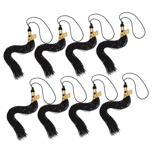 Gatuida 8 Stck Abschluss Quaste Teiliges Abschlusskappen Dekoration Strapazierfähige Polyester Metall Quasten Passend für Master Abschluss Schulabschluss und Abiturfeier von Gatuida