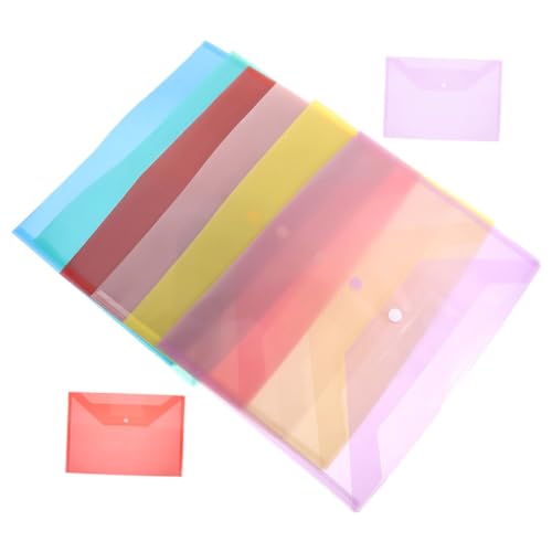 Gatuida 8 Stück Dokumentenmappe Teilig mit Druckknopf Klare Aufbewahrungstaschen für Büro Belege Tickets und Praktische Organizer für Dokumente und Gatuida 8 Stück Dokumentenmappe Teilig mit Druckknopf Klare Aufbewahrungstaschen für Büro Belege Tickets und Praktische Organizer für Dokumente und von Gatuida