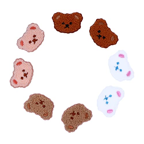 Gatuida 8 Stück Süße Cartoon Patches Aufnäher für Kleidung Hüte Hosen und Schuhe Gestickte Applikationen Hautfreundlichem Material für DIY Projekte und Reparaturen von Gatuida