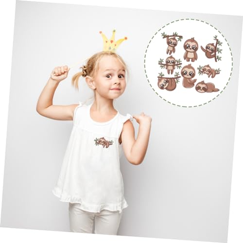 Gatuida 8 Stück Teiliges Baumfaultier Aufnäher zum Aufbügeln Bestickte Cartoon Applikationen für Kleidung Taschen Hüte und Schuhe Einfach zu Befestigen DIY Textil Reparatur Dekoration Gatuida 8 Stück Teiliges Baumfaultier Aufnäher zum Aufbügeln Bestickte Cartoon Applikationen für Kleidung Taschen Hüte und Schuhe Einfach zu Befestigen DIY Textil Reparatur Dekoration von Gatuida