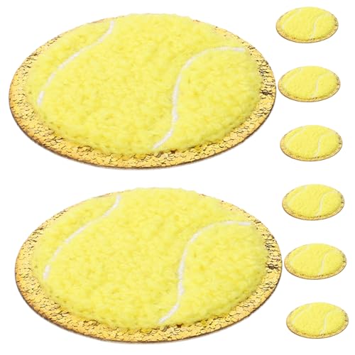 Gatuida 8 Stück Teiliges Bestickte Sport Patches Selbstklebend Aufnähen Bunte Applikationen für Kleidung Hüte Taschen DIY Dekoration und Reparatur Cartoon Motive für Gestaltung von Gatuida