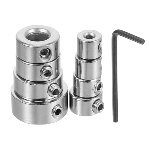 Gatuida 8 Stück Teiliges Bohrstop Ring Set Schlüssel Tiefenbegrenzer für Holzarbeiten Anpassbar für Präzises Bohren und Einfache Installation für und DIY Enthusiasten von Gatuida