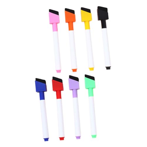 Gatuida 8 Stück Teiliges Bunte Abwischbare Whiteboard Marker Wasserbasierte Farbige Kreidemarker mit Schräger Spitze Löschbare Filzstifte für Büro Schule Unterricht und Heimgebrauch von Gatuida