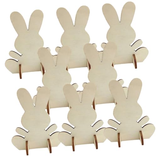 Gatuida 8 Stück Teiliges DIY Holz Osterhasen Unbehandelte Holzausschnitte Leichte Holzfiguren zum Bemalen Robuste Holzscheiben für Osterdeko Kindgerechte Bastelideen Gatuida 8 Stück Teiliges DIY Holz Osterhasen Unbehandelte Holzausschnitte Leichte Holzfiguren zum Bemalen Robuste Holzscheiben für Osterdeko Kindgerechte Bastelideen von Gatuida