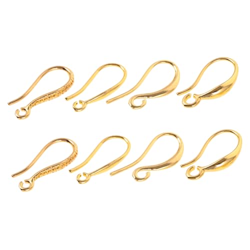 Gatuida 8 Stück Teiliges DIY Ohrhaken für Ohrring Schmuckherstellung Komfortable Ohrhaken für Basteln von Hängenden Ohrringen Ohrschmuck Zubehör zum Selbermachen von Gatuida
