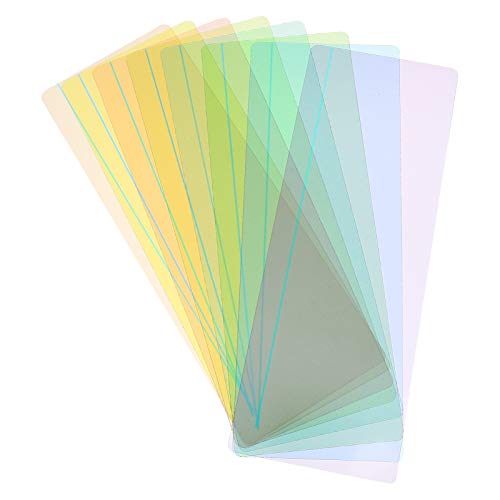 Gatuida 8 Stück Teiliges Farbige Lesestreifen Buchmarker Highlight Tracking und Leseförderung für Schüler und Lehrer für Lesen mit Legasthenie Material Leicht und Langlebig von Gatuida