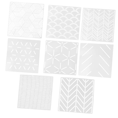 Gatuida 8 Stück Teiliges Geometrisches Wandmalerei schablonen Wiederverwendbare Pte vorlagen für DIY wanddekoration Vielseitig für Holz Glas Türen und Zäune Langlebig und Einfach Gatuida 8 Stück Teiliges Geometrisches Wandmalerei schablonen Wiederverwendbare Pte vorlagen für DIY wanddekoration Vielseitig für Holz Glas Türen und Zäune Langlebig und Einfach von Gatuida