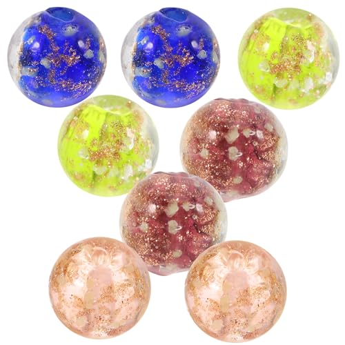 Gatuida 8 Stück Teiliges Glasperlen Schmuckzubehör für Armbänder Halsketten Ohrringe DIY Basteln Leuchtende Glatte Oberfläche Leichte Langlebige Schmuckteile in Farben Gatuida 8 Stück Teiliges Glasperlen Schmuckzubehör für Armbänder Halsketten Ohrringe DIY Basteln Leuchtende Glatte Oberfläche Leichte Langlebige Schmuckteile in Farben von Gatuida