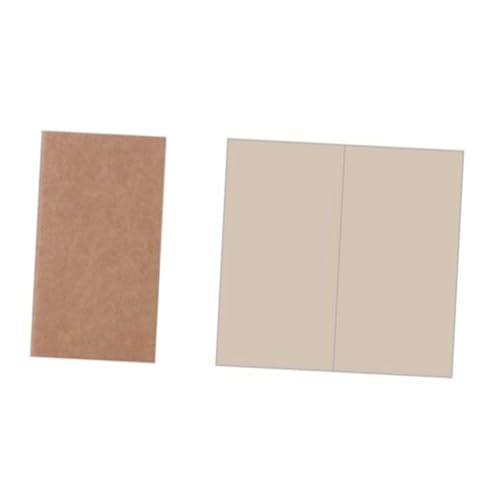 Gatuida 8 Stück Teiliges Kraftpapier Notizbuch Blanko Reisetagebuch Nachfüllung Tagebuch Buch für Schreiben Zeichnen DIY Reisejournal Retro Design von Gatuida