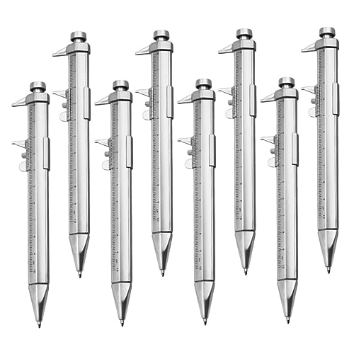 Gatuida 8 Stück Teiliges Kunststoff Lineal Kugelschreiber Tragbarer Schreibstift mit Glatter Schreibleistung Kreatives Design für Schüler Vielseitiger Stift für Schule Büro und Gatuida 8 Stück Teiliges Kunststoff Lineal Kugelschreiber Tragbarer Schreibstift mit Glatter Schreibleistung Kreatives Design für Schüler Vielseitiger Stift für Schule Büro und von Gatuida