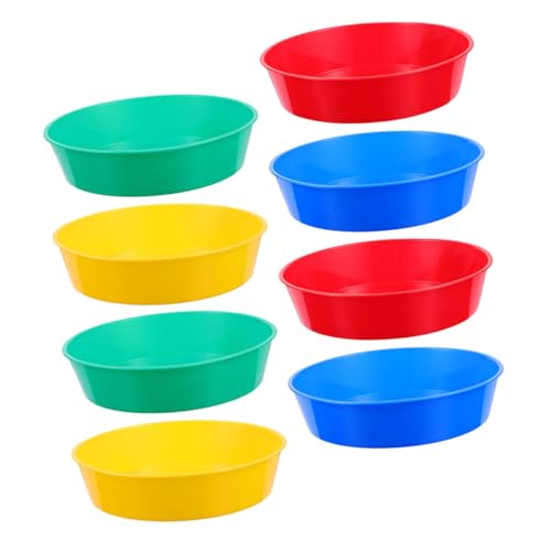 Gatuida 8 Stück Teiliges Kunststoff Mischpaletten für Künstler Praktische Wasserfarben mischschalen Sicher und Vielseitig für Malzubehör als Geschenk für Kunstliebhaber und Maler Einfach von Gatuida