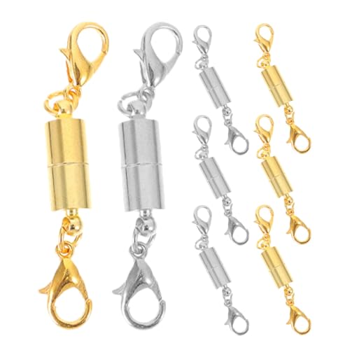 Gatuida 8 Stück Teiliges Magnetische Armband Verschlüsse DIY Schmuckverbindungen Magnetverschluss für Armbänder und Gold Silber für Schmuckherstellung von Gatuida