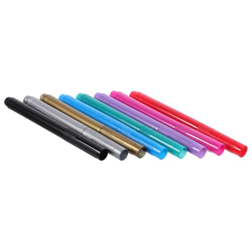 Gatuida 8 Stück Teiliges Metallic Paint Pen für Weingläser Abwischbare Marker Stifte Lebendige Farben Langlebige für Partys Kunst und Beschriftung Glasoberflächen Gatuida 8 Stück Teiliges Metallic Paint Pen für Weingläser Abwischbare Marker Stifte Lebendige Farben Langlebige für Partys Kunst und Beschriftung Glasoberflächen von Gatuida