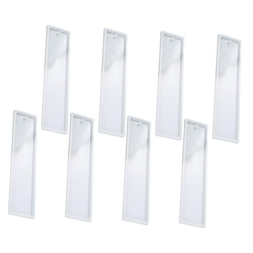 Gatuida 8 Stück Teiliges Silikon Lesezeichen Formen Rechteckige Epoxidharz Gießform für DIY Basteln Langlebige und Sichere Silikonform zum Herstellen von Handgemachten Kristall Gatuida 8 Stück Teiliges Silikon Lesezeichen Formen Rechteckige Epoxidharz Gießform für DIY Basteln Langlebige und Sichere Silikonform zum Herstellen von Handgemachten Kristall von Gatuida