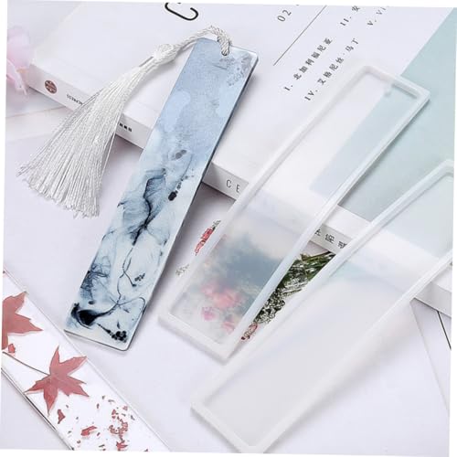Gatuida 8 Stück Teiliges Silikon Lesezeichen Gießform Langlebige Epoxidharz Form für DIY Bastelprojekte Rechteckige Kristall Epoxy Mold Ungiftiges Flexibles Silikon für Kreative Gatuida 8 Stück Teiliges Silikon Lesezeichen Gießform Langlebige Epoxidharz Form für DIY Bastelprojekte Rechteckige Kristall Epoxy Mold Ungiftiges Flexibles Silikon für Kreative von Gatuida