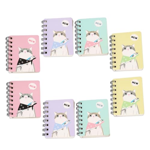 Gatuida 8 Stück Teiliges Spiral Pocket Notepad mit Niedlichen Cartoon motiven Liniert Leicht und Tragbar für Schüler Büro Reise und Tägliche Notizen Farbig Gemischt Gelb Blau Violett Gatuida 8 Stück Teiliges Spiral Pocket Notepad mit Niedlichen Cartoon motiven Liniert Leicht und Tragbar für Schüler Büro Reise und Tägliche Notizen Farbig Gemischt Gelb Blau Violett von Gatuida