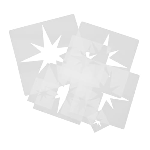 Gatuida 8 Stück Teiliges Stern Schablonen für Malerei Wiederverwendbare Diy Vorlagen für Kreative Wandgestaltung Papier und Bastelprojekte Gatuida 8 Stück Teiliges Stern Schablonen für Malerei Wiederverwendbare Diy Vorlagen für Kreative Wandgestaltung Papier und Bastelprojekte von Gatuida