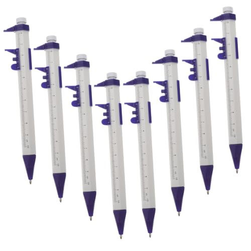 Gatuida 8 Stück Teiliges Vernier Kugelschreiber mit Kreativem Design Langlebigem Kunststoffgehäuse Metallischer Spitze Tragbar für Schüler Büro und Schulbedarf Stabiles Schreibwerkzeug Gatuida 8 Stück Teiliges Vernier Kugelschreiber mit Kreativem Design Langlebigem Kunststoffgehäuse Metallischer Spitze Tragbar für Schüler Büro und Schulbedarf Stabiles Schreibwerkzeug von Gatuida