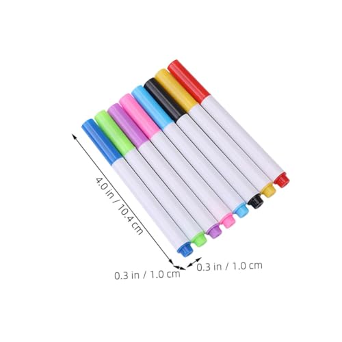 Gatuida 8 Stück Teiliges Whiteboard Stifte Wasserlösliche Dry Erase Marker mit Feiner Spitze Leuchtende Farben Farben Schnell Trocknend Abwaschbar Leicht Tragbar für Büro Schule Zuhause Gatuida 8 Stück Teiliges Whiteboard Stifte Wasserlösliche Dry Erase Marker mit Feiner Spitze Leuchtende Farben Farben Schnell Trocknend Abwaschbar Leicht Tragbar für Büro Schule Zuhause von Gatuida