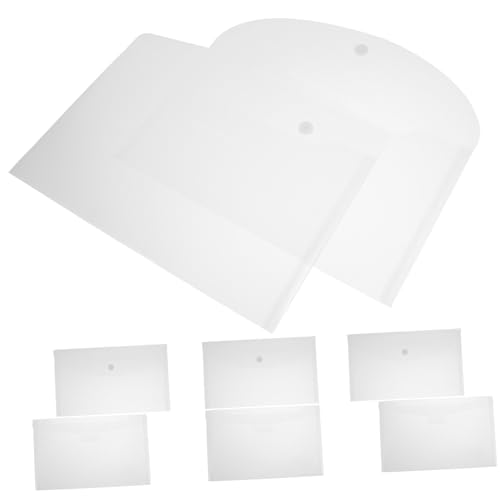 Gatuida 8 Stück Transparente Teilige Dokumententaschen mit Druckknopf Widerstandsfähige Wasserfeste Aufbewahrungsbeutel für Rechnungen Quittungen und Wichtige Unterlagen im Bürogebrauch Gatuida 8 Stück Transparente Teilige Dokumententaschen mit Druckknopf Widerstandsfähige Wasserfeste Aufbewahrungsbeutel für Rechnungen Quittungen und Wichtige Unterlagen im Bürogebrauch von Gatuida