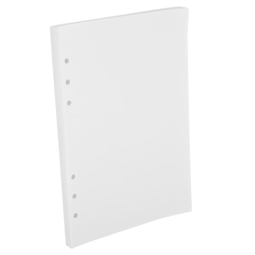 Gatuida 80 Blatt Nachfüllpapier Blanko Ringbuch Einlagen Refill Papier für Notizbuch Tagebuch Planer Schreibpapier Vielseitig Verwendbar von Gatuida