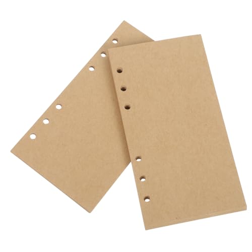 Gatuida 80 Blatt Nachfüllpapier aus Kraftpapier Lose Einlagen für Ringbuch Vintage Refill Blanko Blätter für Planer Tagebuch Persönlicher Organizer Reißfest und Tintenfest Gatuida 80 Blatt Nachfüllpapier aus Kraftpapier Lose Einlagen für Ringbuch Vintage Refill Blanko Blätter für Planer Tagebuch Persönlicher Organizer Reißfest und Tintenfest von Gatuida