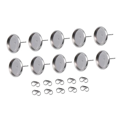 Gatuida 80 Stück Ohrstöpsel aus Edelstahl schmuckherstellung schmuck machen Schmuckbastelset Rücken Ergebnisse Bausatz Tabletts Ohrschmuck Ohrring Cabochon aus Edelstahl runder Cabochon Gatuida 80 Stück Ohrstöpsel aus Edelstahl schmuckherstellung schmuck machen Schmuckbastelset Rücken Ergebnisse Bausatz Tabletts Ohrschmuck Ohrring Cabochon aus Edelstahl runder Cabochon von Gatuida
