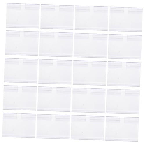 Gatuida 80 Stück PVC Preisschildhalter Transparent Robuste Etikettenclips mit Elastischem Draht für Supermarktregale Einfache Befestigung ohne Werkzeug Vielseitige Preisschilder Gatuida 80 Stück PVC Preisschildhalter Transparent Robuste Etikettenclips mit Elastischem Draht für Supermarktregale Einfache Befestigung ohne Werkzeug Vielseitige Preisschilder von Gatuida