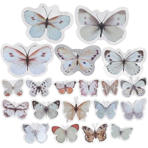 Gatuida 80 Stück Schmetterlingsaufkleber Transparent DIY Scrapbooking Vintage Design für Journaling Bastelprojekte und Fotoalben Pet Materialien Kreative Bastelbedarf für Erwachsene Gatuida 80 Stück Schmetterlingsaufkleber Transparent DIY Scrapbooking Vintage Design für Journaling Bastelprojekte und Fotoalben Pet Materialien Kreative Bastelbedarf für Erwachsene von Gatuida