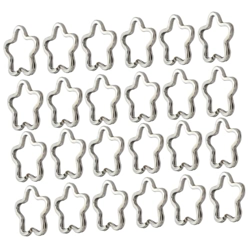 Gatuida 80 Stück Teiliges Schlüsselring Blütenform Flach Metall Schlüsselringe für DIY Schlüsselanhänger Schmuckherstellung Zubehör für Schlüssel Hundemarken und Bastelprojekte Gatuida 80 Stück Teiliges Schlüsselring Blütenform Flach Metall Schlüsselringe für DIY Schlüsselanhänger Schmuckherstellung Zubehör für Schlüssel Hundemarken und Bastelprojekte von Gatuida