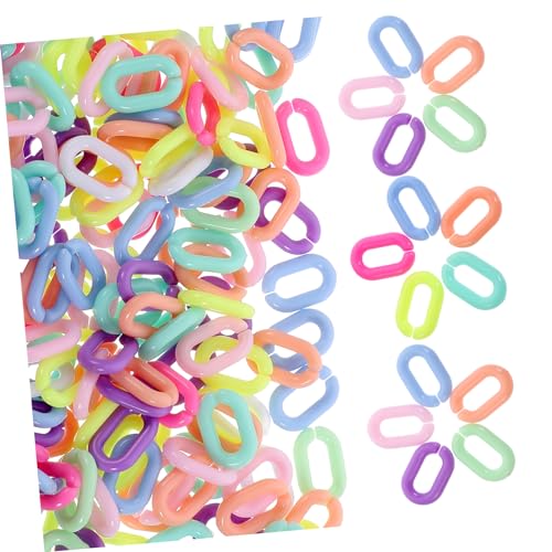 Gatuida 800 Stück Acryl Verbindungsringe Bunte DIY Kettenringe für Schmuckherstellung Armbänder und Taschenketten Langlebig und Wiederverwendbar Leicht zu Verbinden Gatuida 800 Stück Acryl Verbindungsringe Bunte DIY Kettenringe für Schmuckherstellung Armbänder und Taschenketten Langlebig und Wiederverwendbar Leicht zu Verbinden von Gatuida